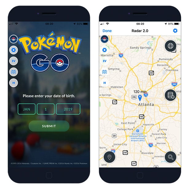 PokemonGO++ on iOS 12