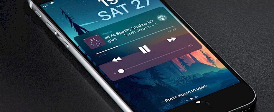 tweak that adds audio bar in music app