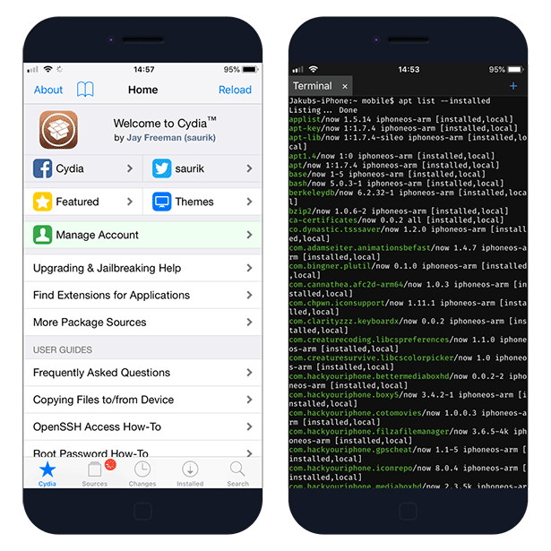 install cydia ssh ios 7