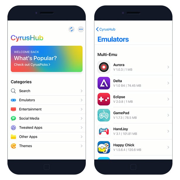 CyrusHub App Installer for iOS