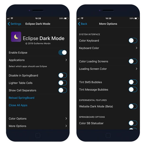 Eclipse 12 Dark Mode 