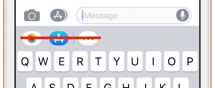 NoMoreAppBar for iOS 12. Remove app bar in Messages app