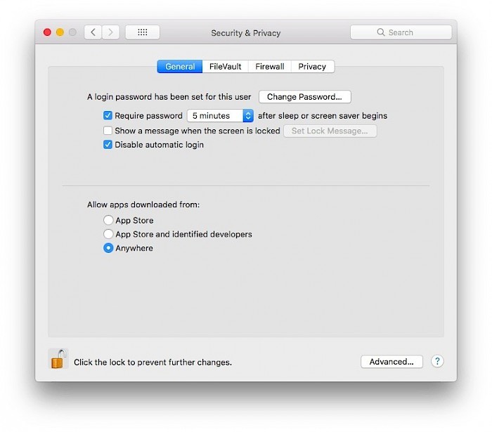 Security & Privacy on Mac OS