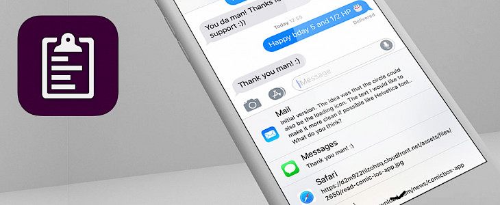 Copypasta is the jailbreak clipboard manager for iOS