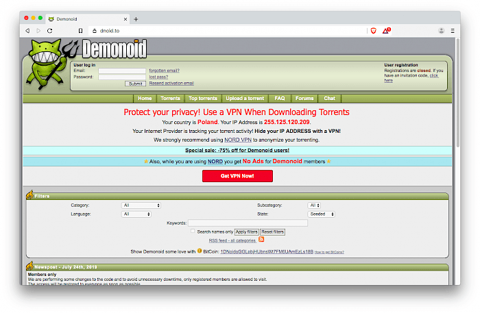 demonoid mac torrenting