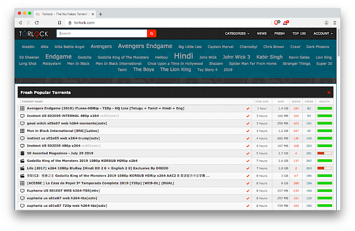 Torlock Torrent Website