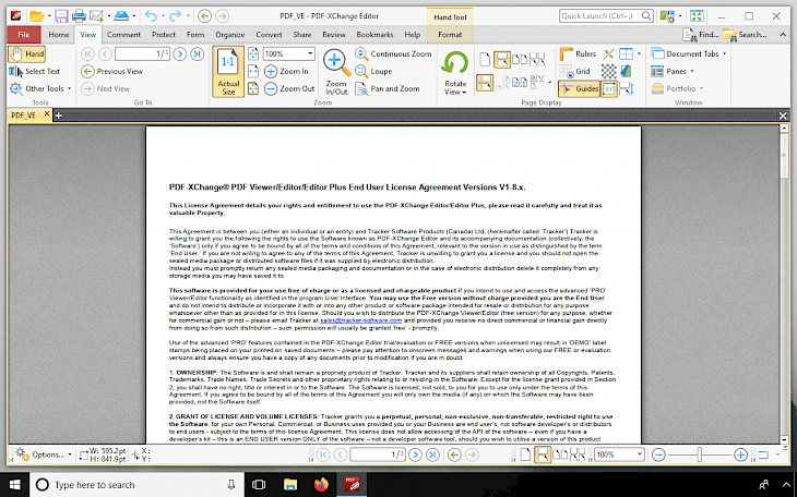 pdf xchange editor trial