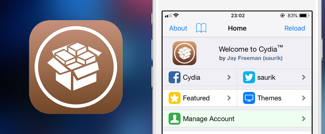 Cydia app download for iOS.