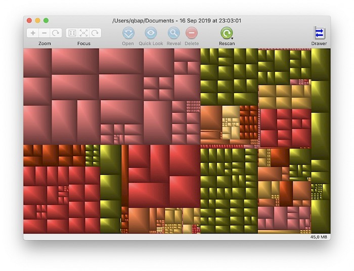 GrandPerspective on Mac OS