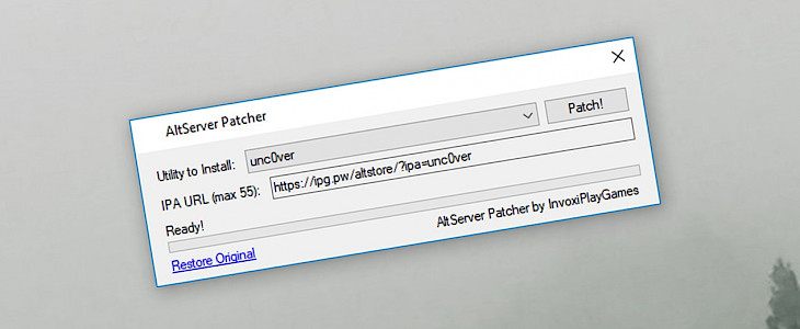 AltServerPatcher - sideload IPA from Windows