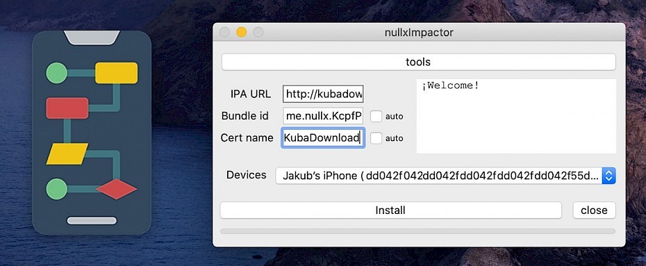 nullxImpactor - the Cydia Impactor alternative for Mac