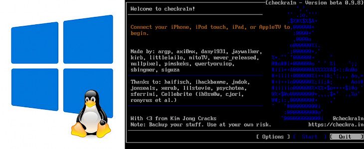 bootra1n LiveCD with Checkra1n Windows