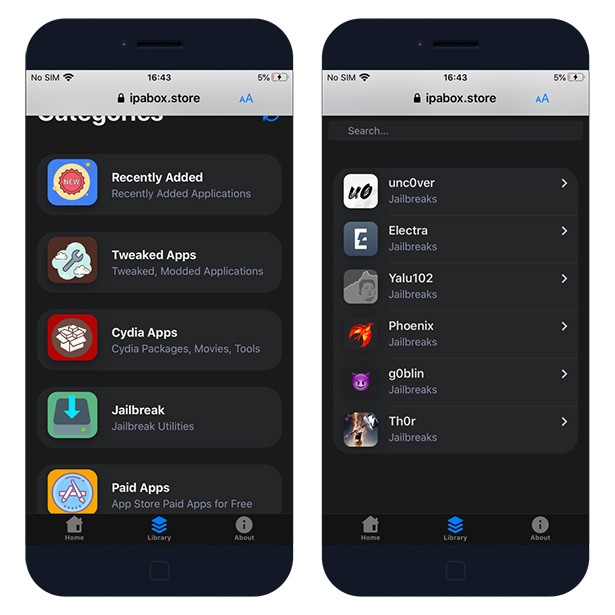 cydia app ipa library