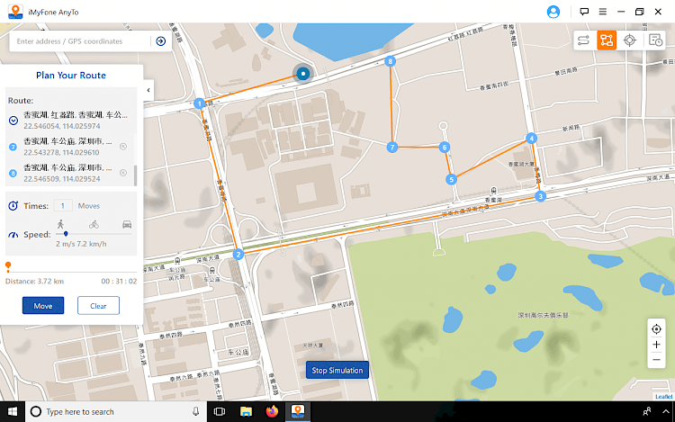 iMyFone AnyTo Change GPS Location