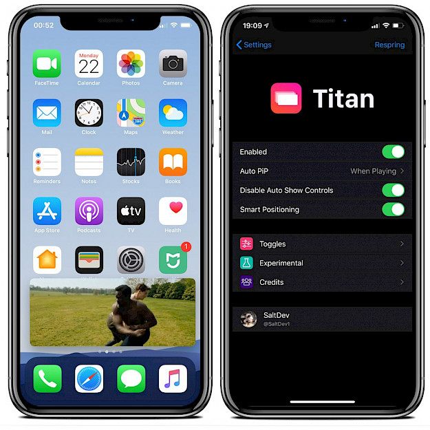 Titan tweak