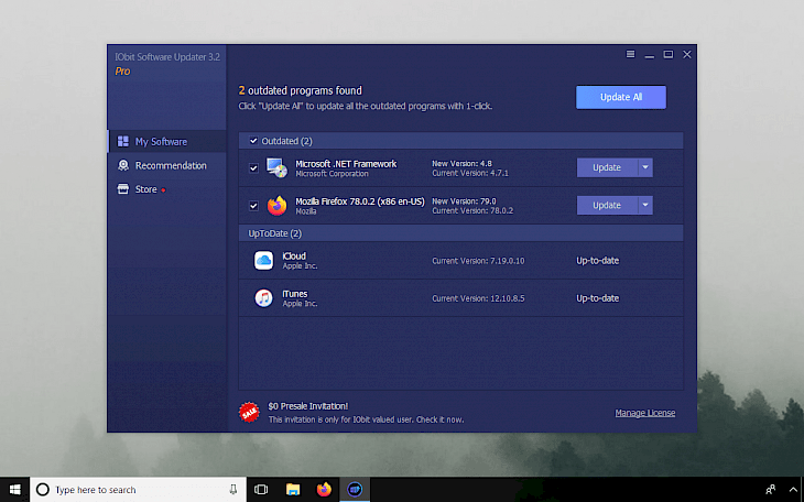 iObit Software Updater