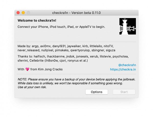 checkra1n jailbreak for iOS 14