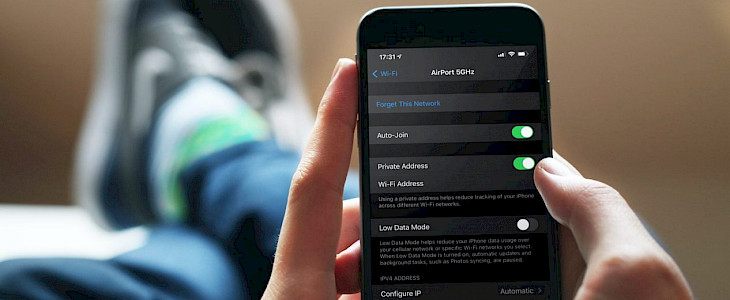 Enable Private Wi-Fi Addresses on Apple devices