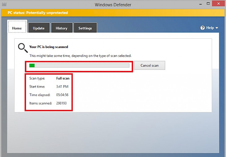 download window defender for w 10