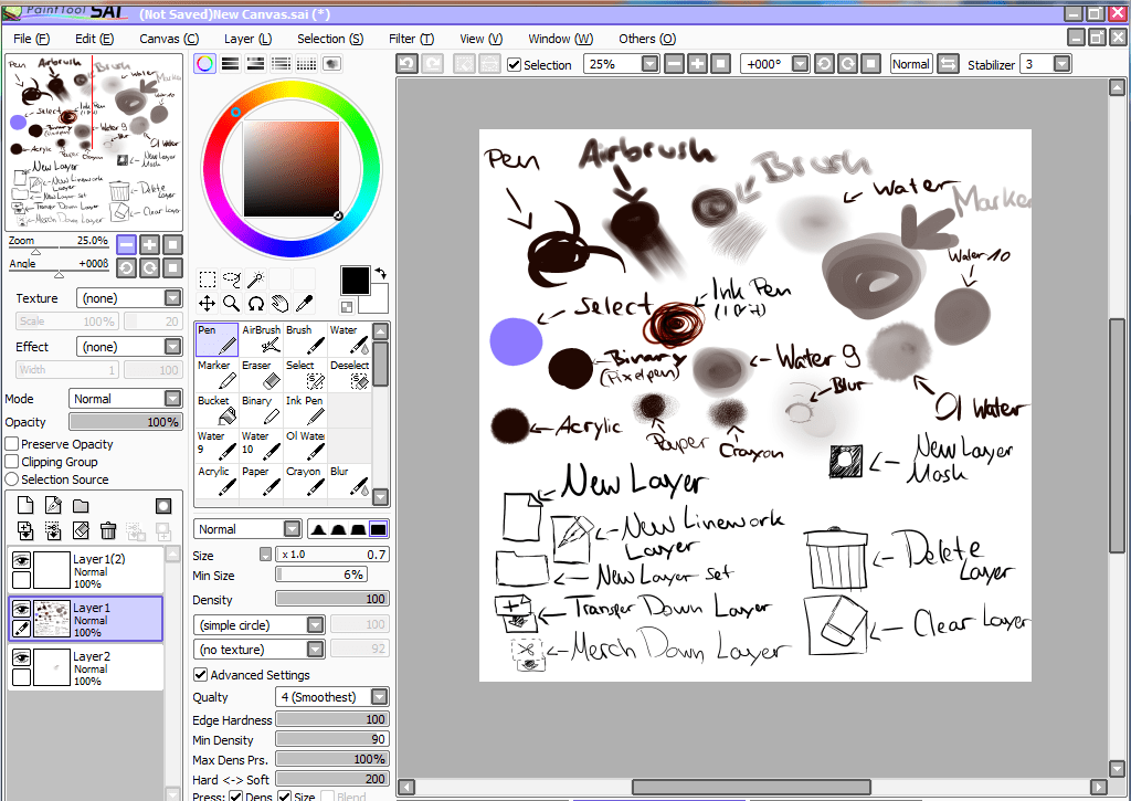 sai color ui