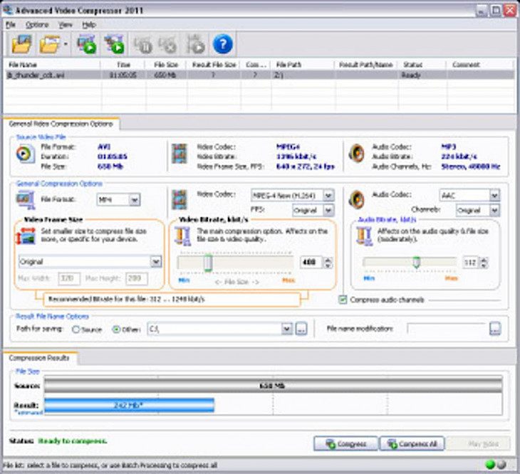 compressing video files online free