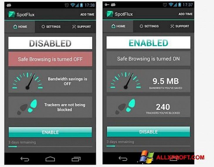 how spotflux lite works