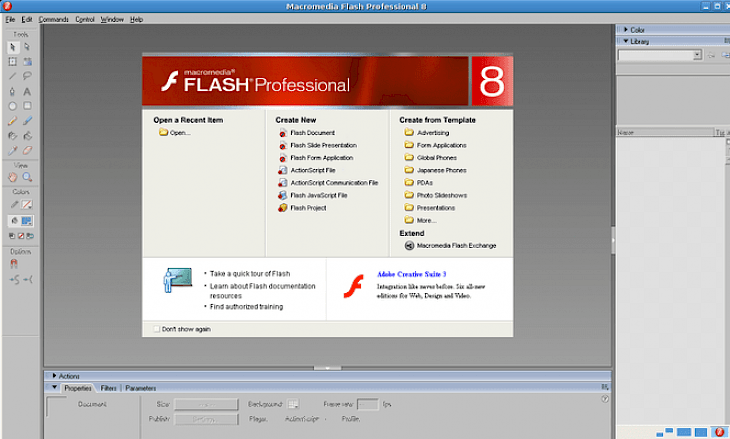 download macromedia flash 8 free