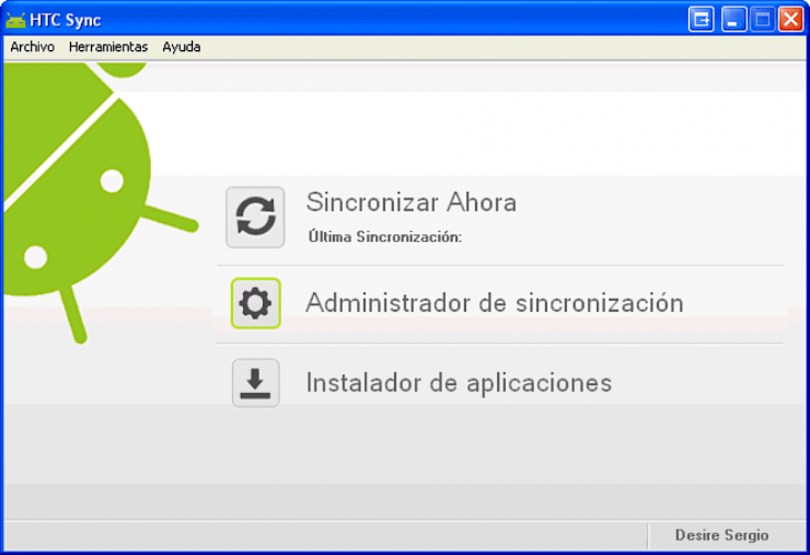 HTC Sync Manager