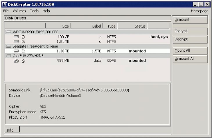 Disk Cryptor