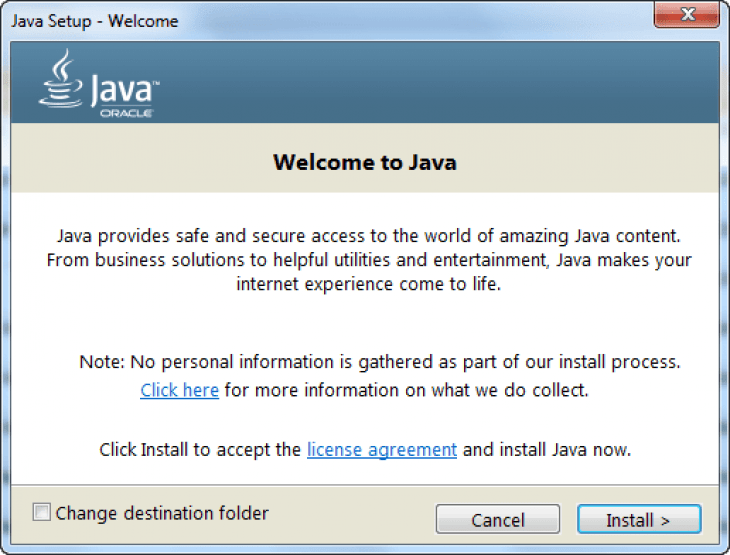 Java JRE 8 Update 161 (64-bit)