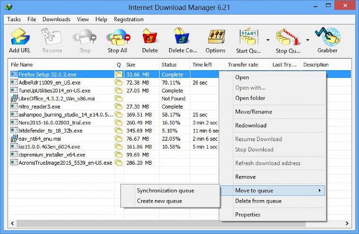 Internet Download Manager 6.41.18 free