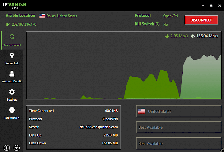 ipvanish download sign in