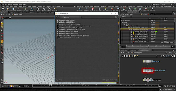 houdini apprentice to commercial converter