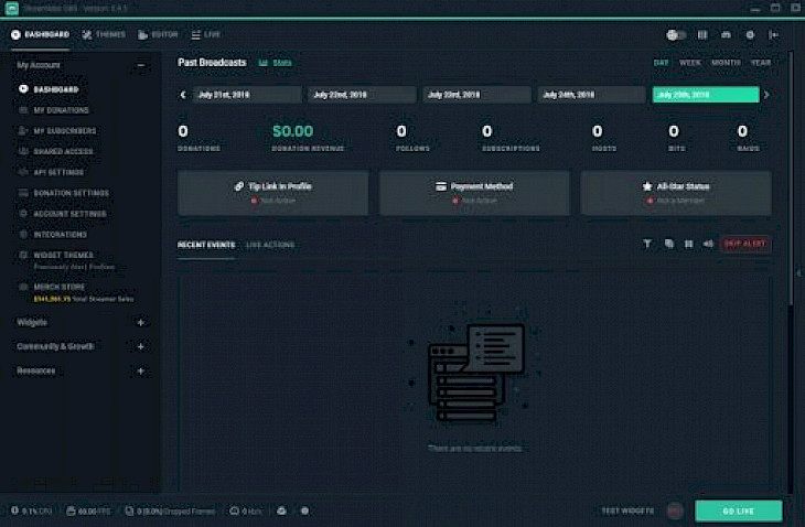 streamlabs obs bitrate