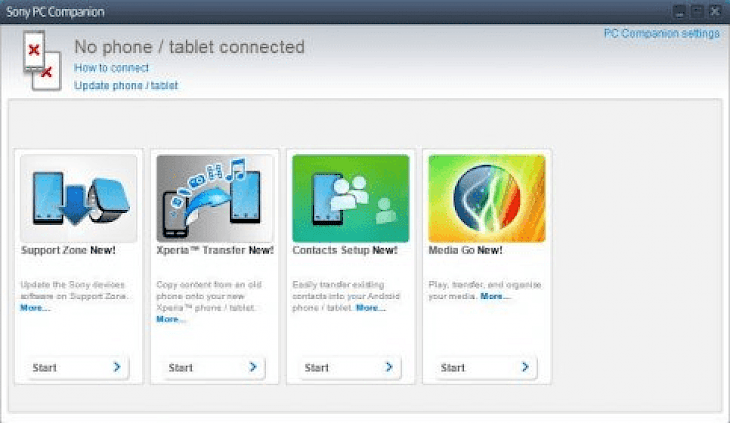 instal the new version for windows Sony PC Companion