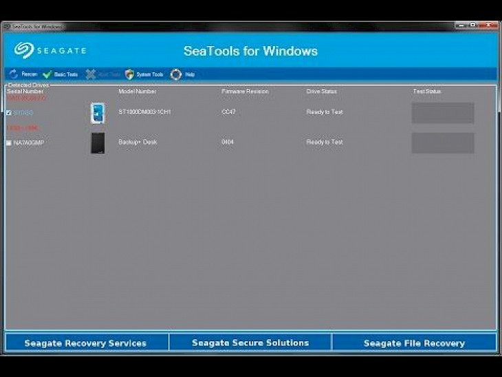 download seatools for seagate harddrive