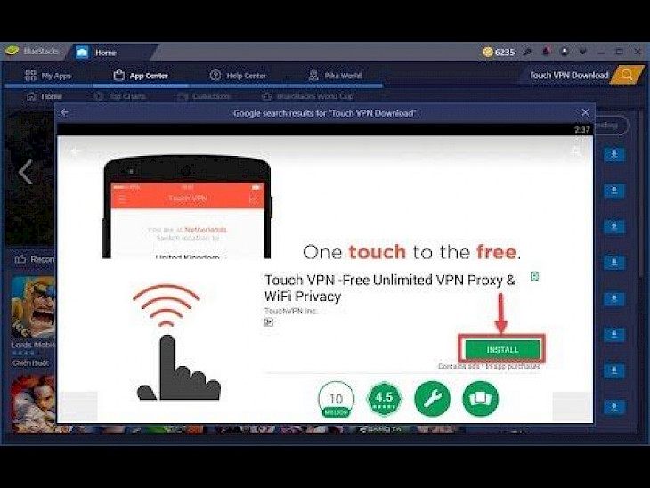 Download and Install Touch VPN for PC