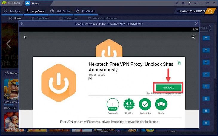 HexaTech VPN for PC