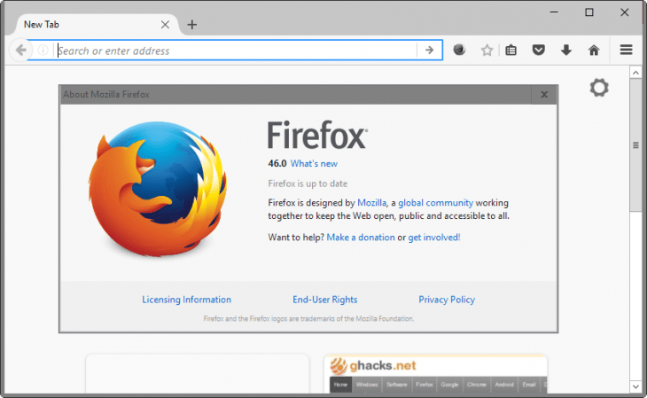 Firefox 46.0 (64-bit)