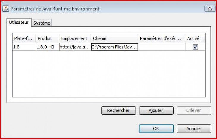 Java JRE 8 Update 40 (64-bit)