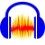 Audacity 2.2.2 logo