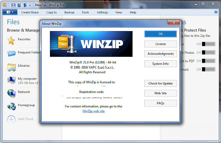 WinZip 21.5 Build 12480 (64-bit)