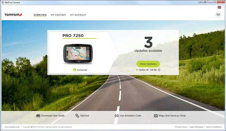 tomtom free map updates download