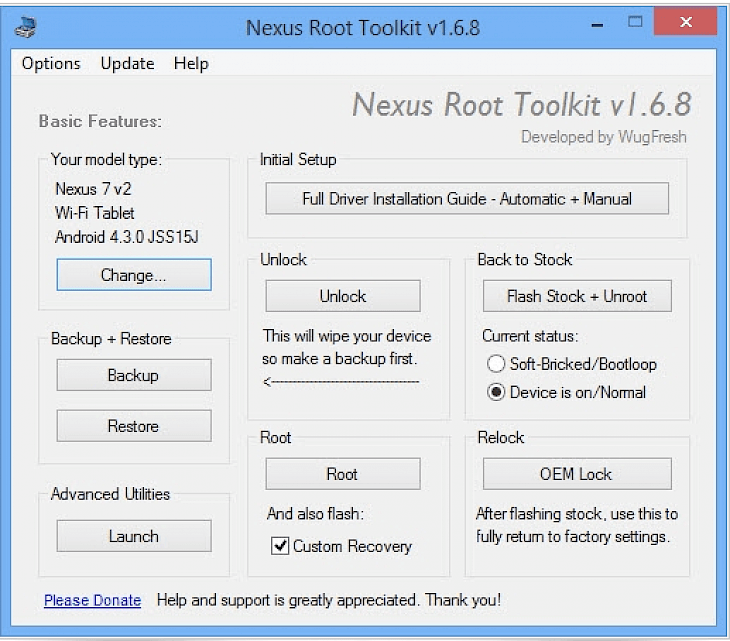 Nexus Root Toolkit