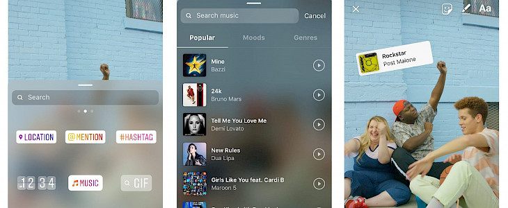 How to add music to your Instagram story