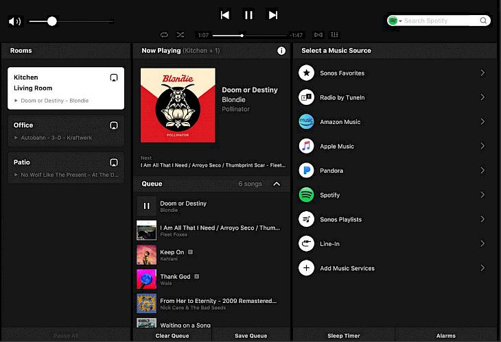 application sonos pc