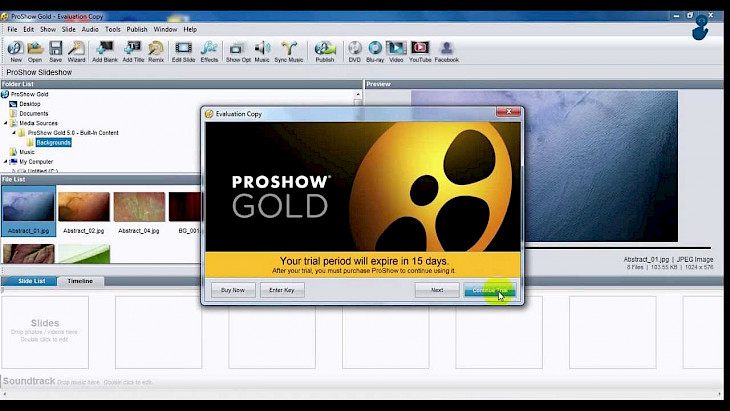 photodex proshow gold help