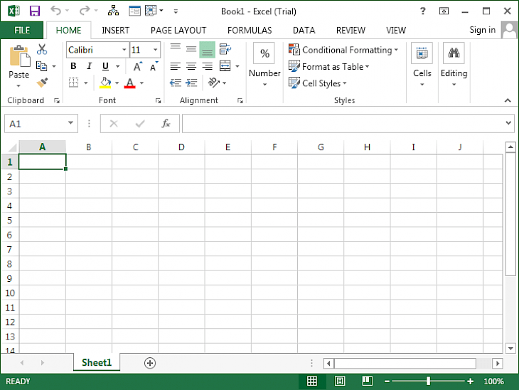 Microsoft Excel 2013