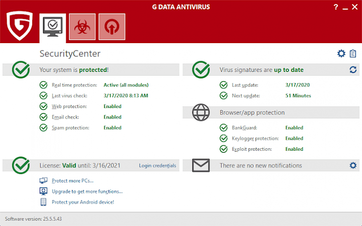 G DATA AntiVirus