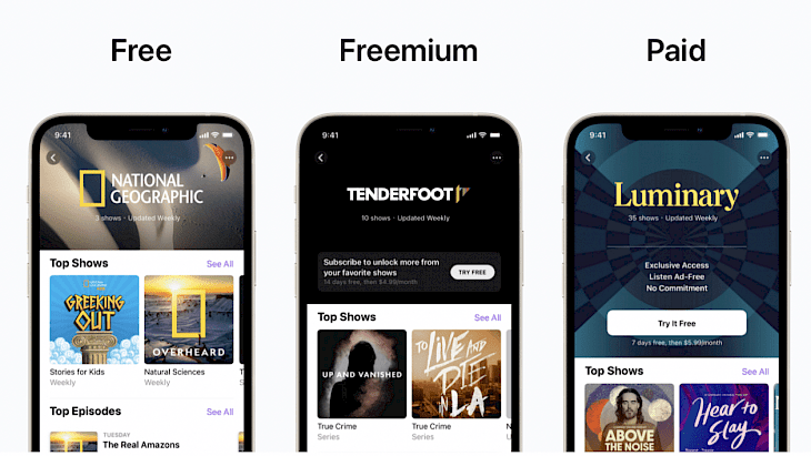 Apple Launches Podcasts Subscriptions